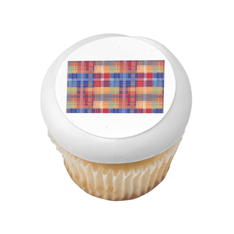 Plaid Sheet Cupcake