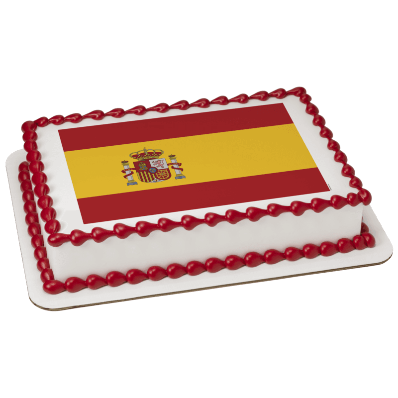 Spain Country Flag Cake