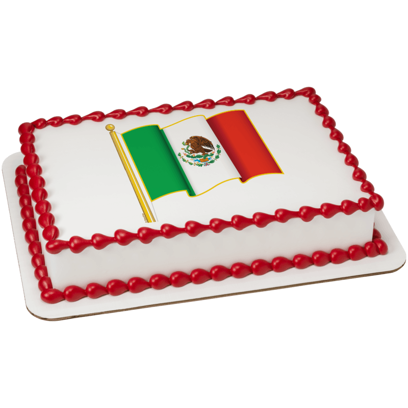 Mexican Flag Cake