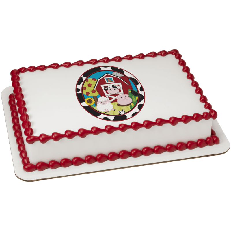 Baby Barnyard Cake