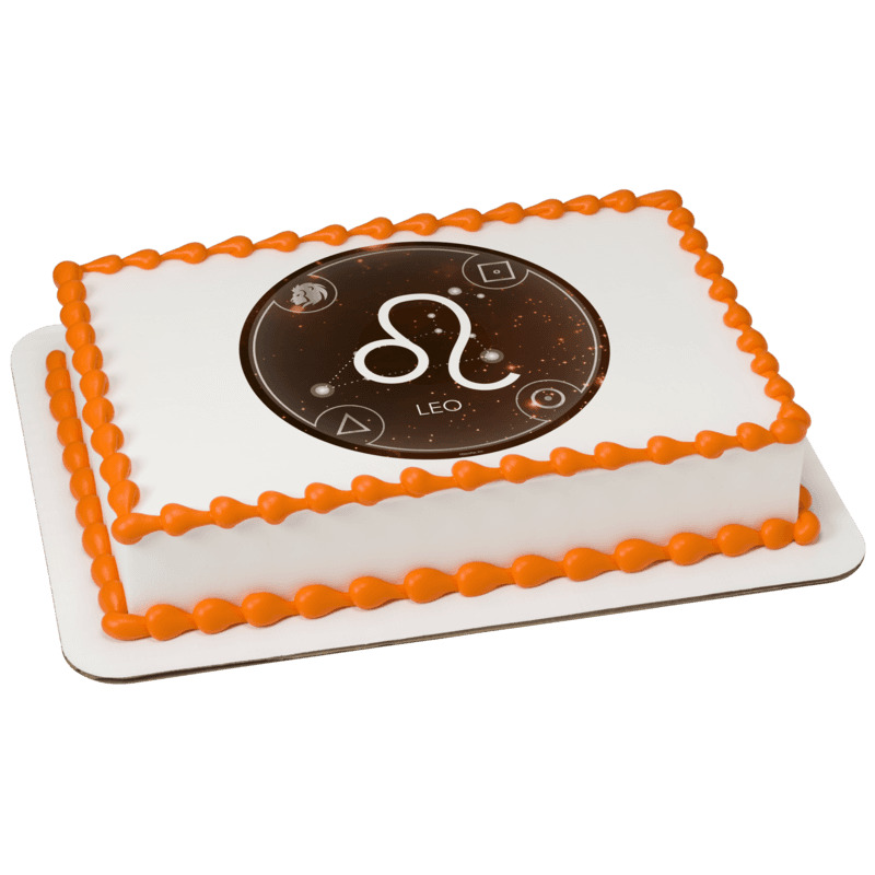 Zodiac Leo Cake