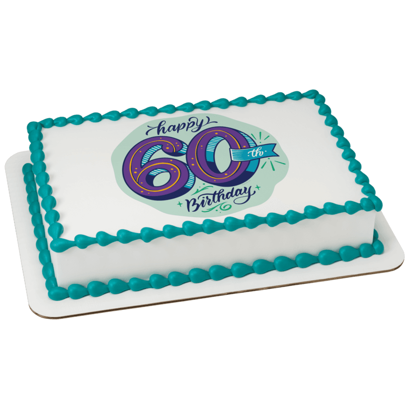60th Birthday Cake