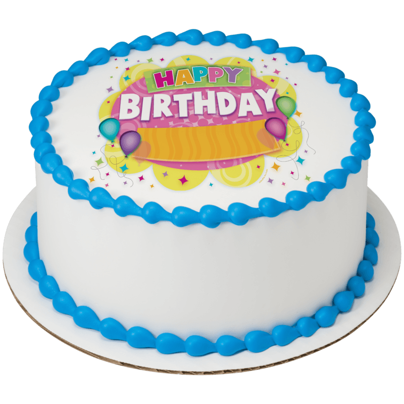 Fun Birthday Balloon Cake