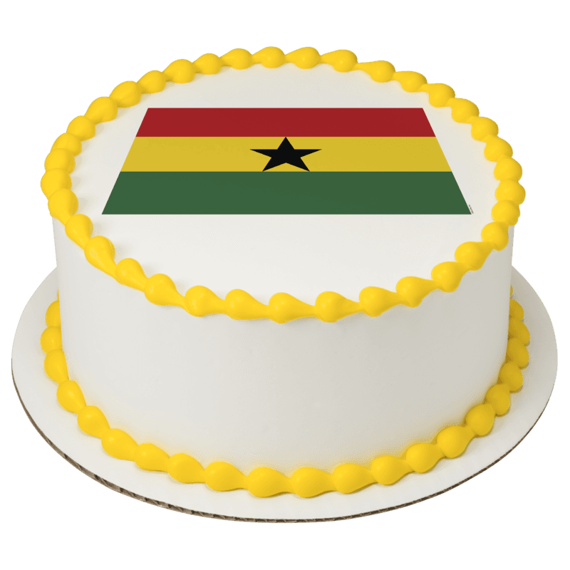Ghana Country Flag Cake
