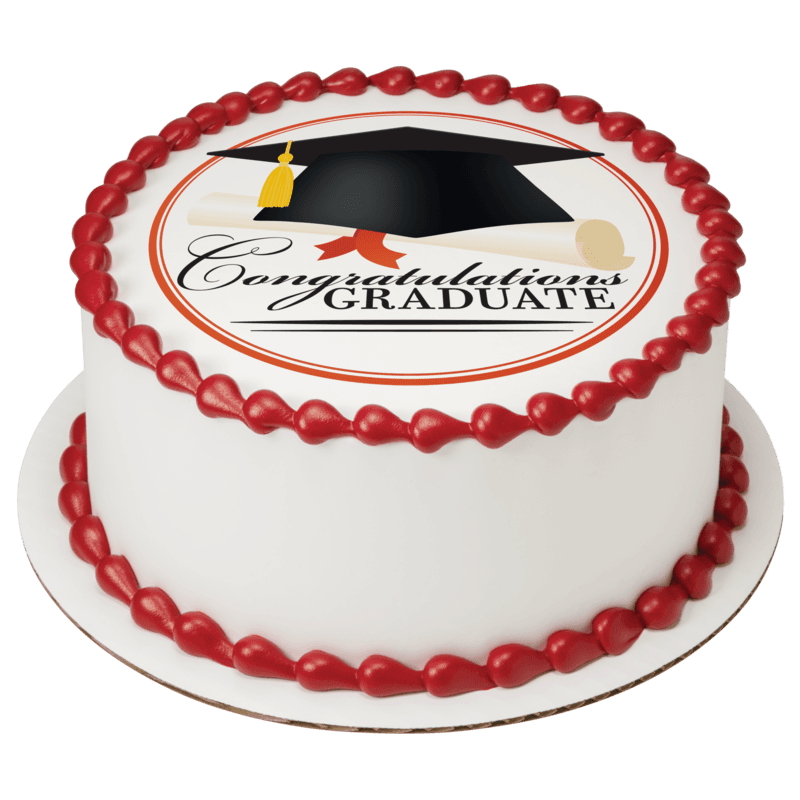 Grad Cap Cake