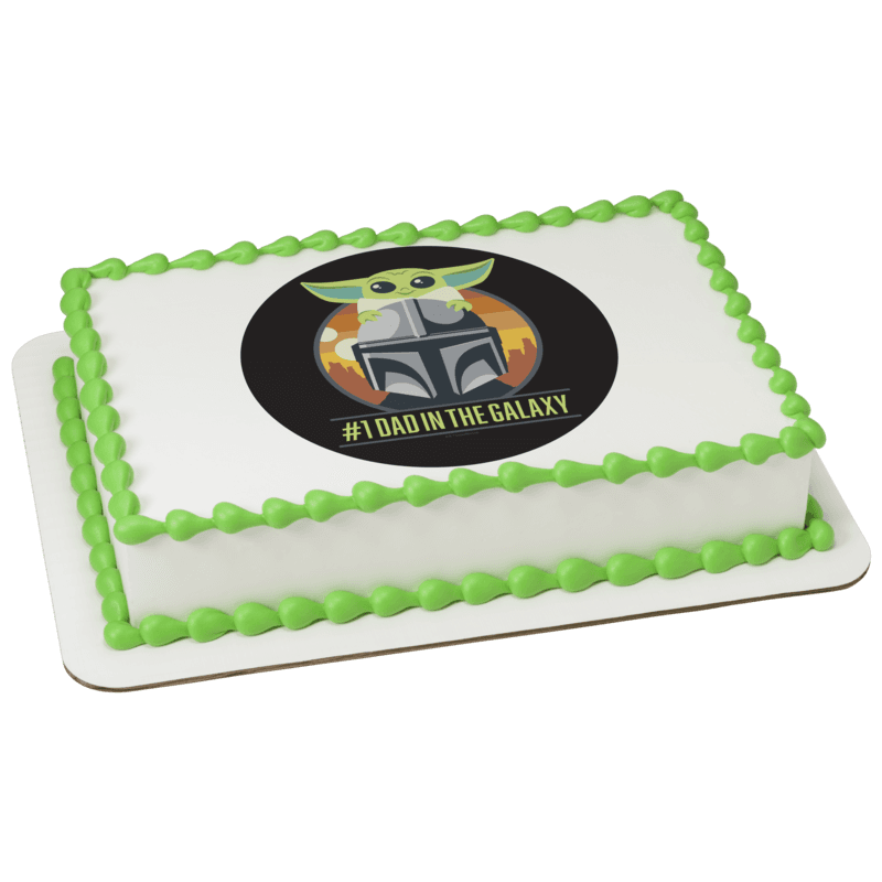 STAR WARS™ The Mandalorian #1 DAD in the Galaxy Cake