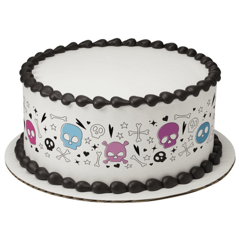 Cutesy Skulls Cake