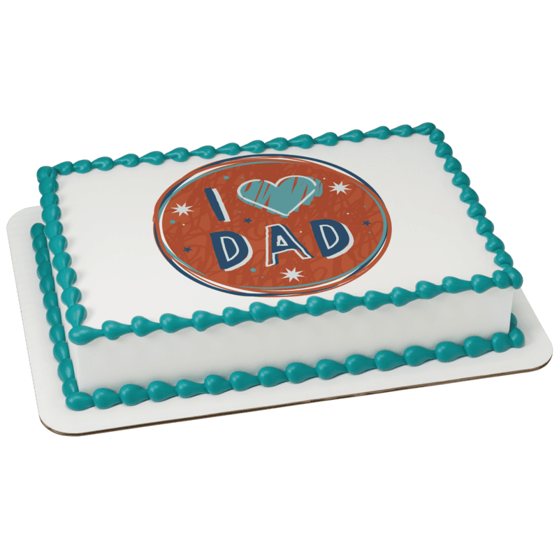 I Heart Dad Cake