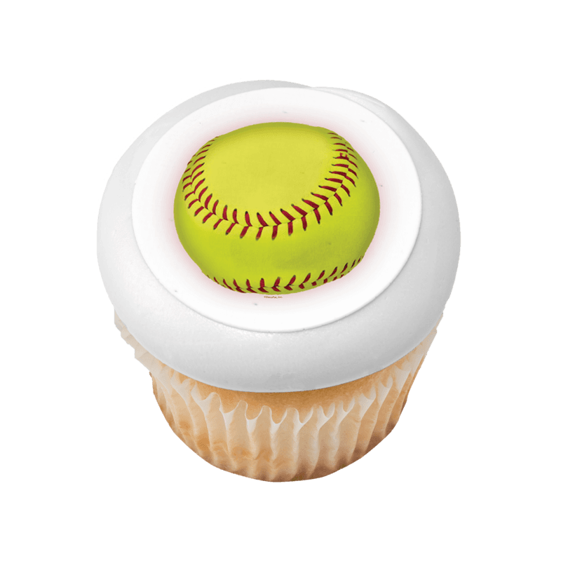 Softball Cupcake
