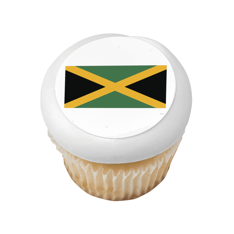 Jamaica Country Flag Cupcake