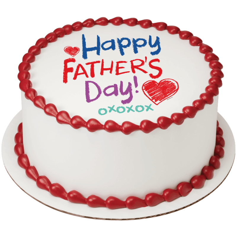 Happy Father's Day Crayon Cake