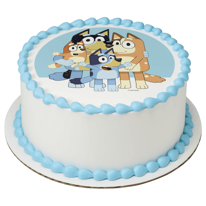 Bluey Family Cake