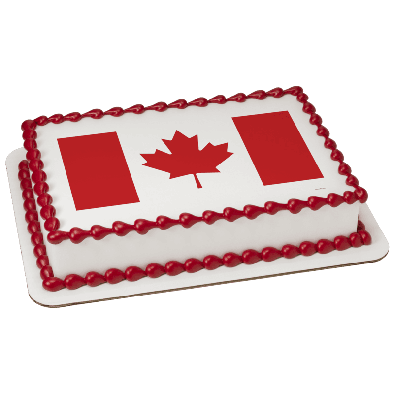 Canada Country Flag Cake