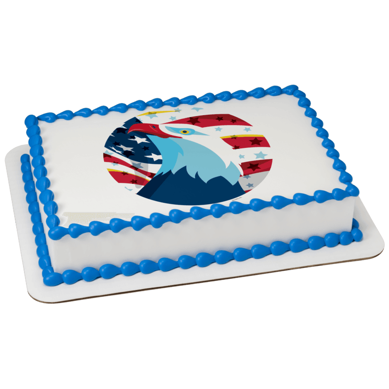 Patriotic Eagle Cake