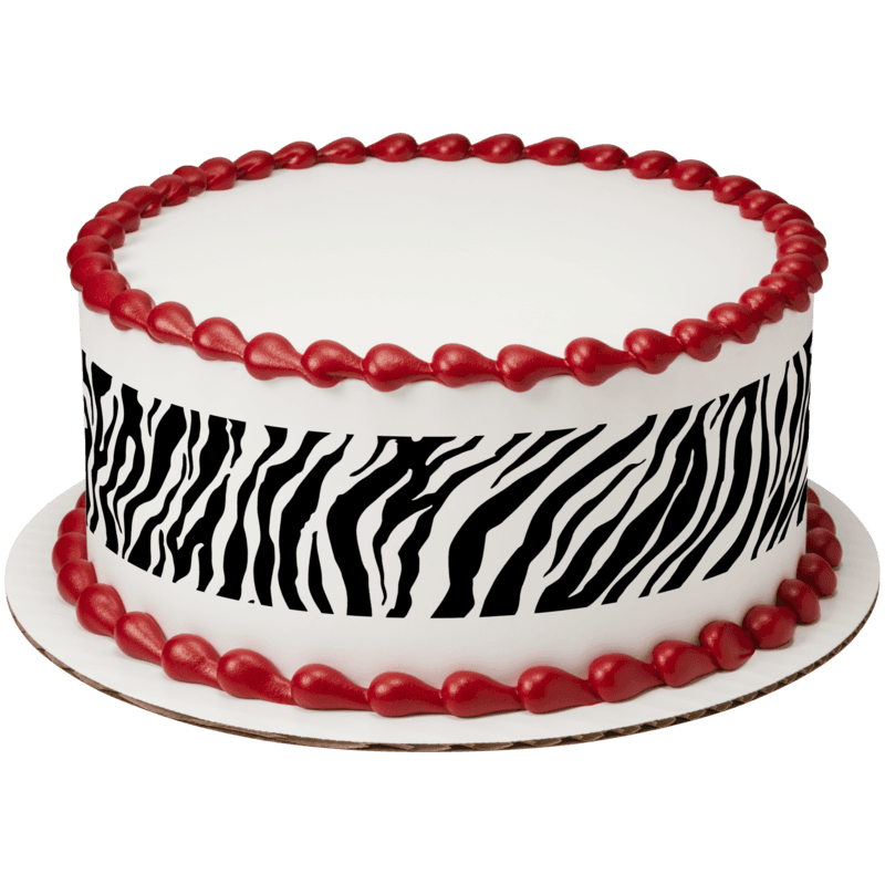 Safari Print Zebra Cake