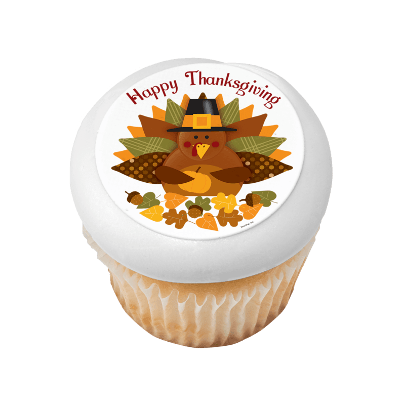 Happy Thanksgiving Turkey Cupcake