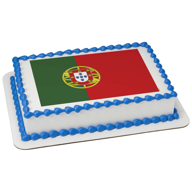 Portugal Country Flag Cake