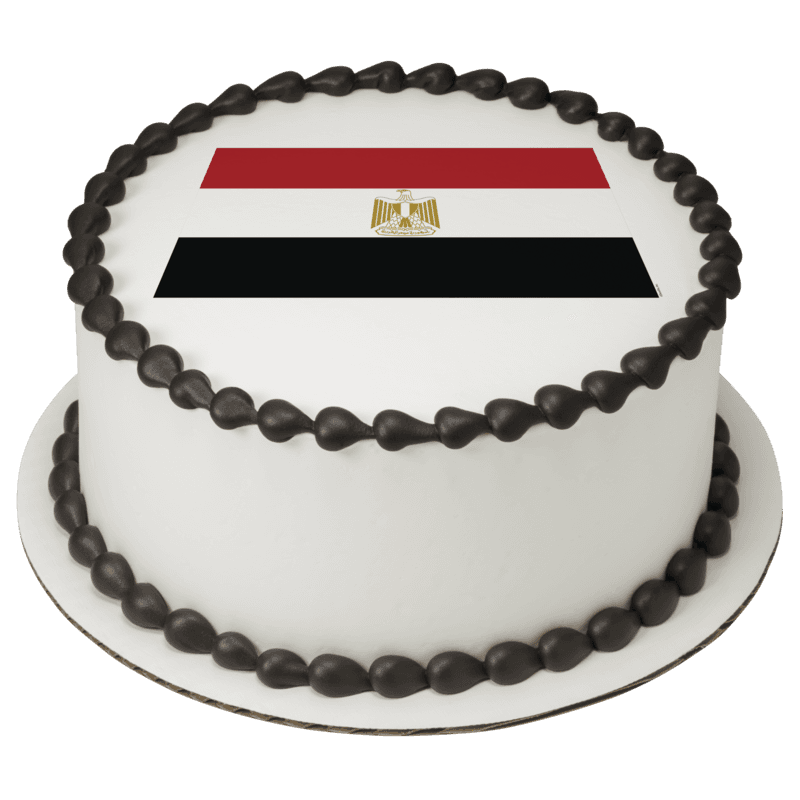 Egypt Country Flag Cake