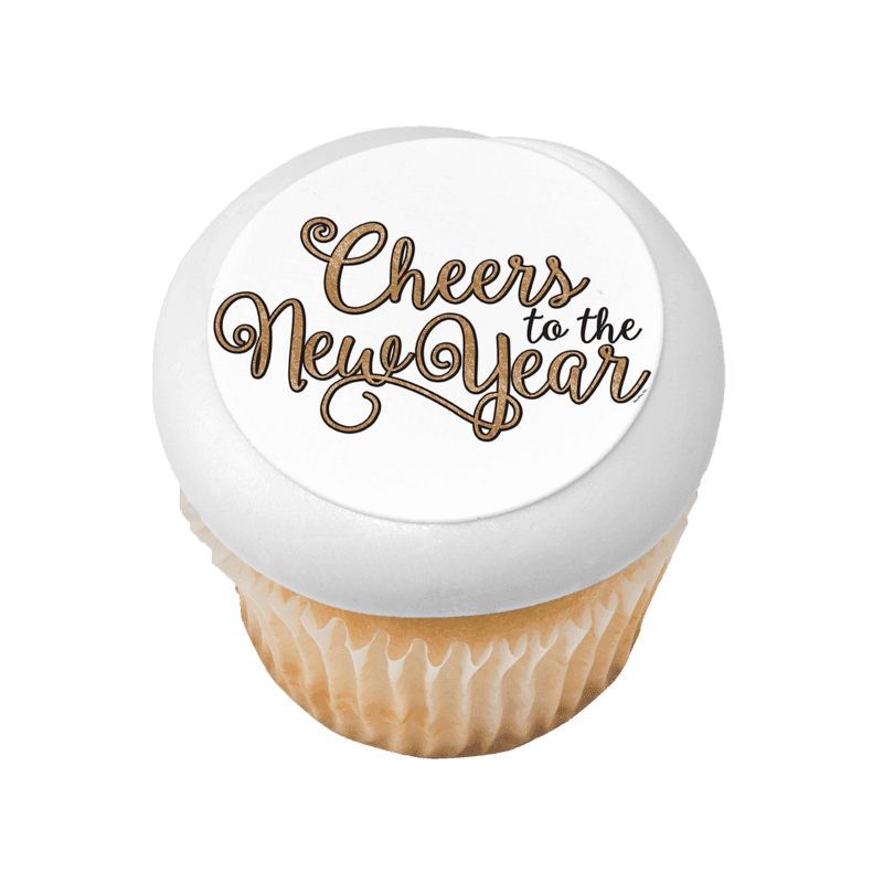 Cheers to the New Year! Cupcake