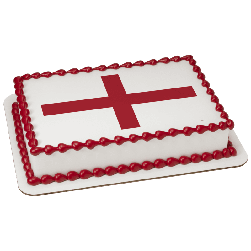 England Country Flag Cake