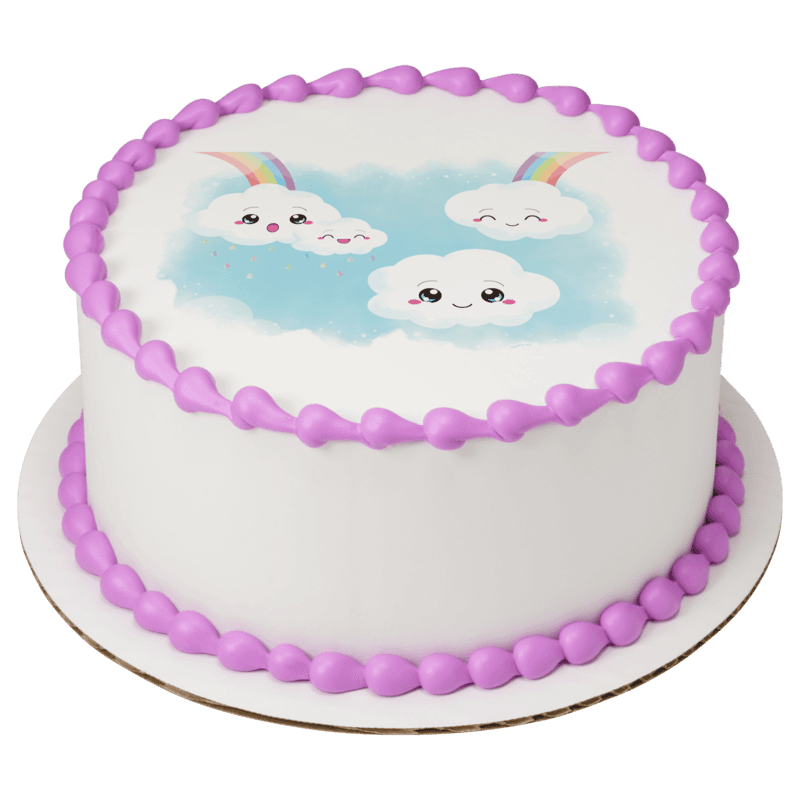 Kawaii Clouds Cake