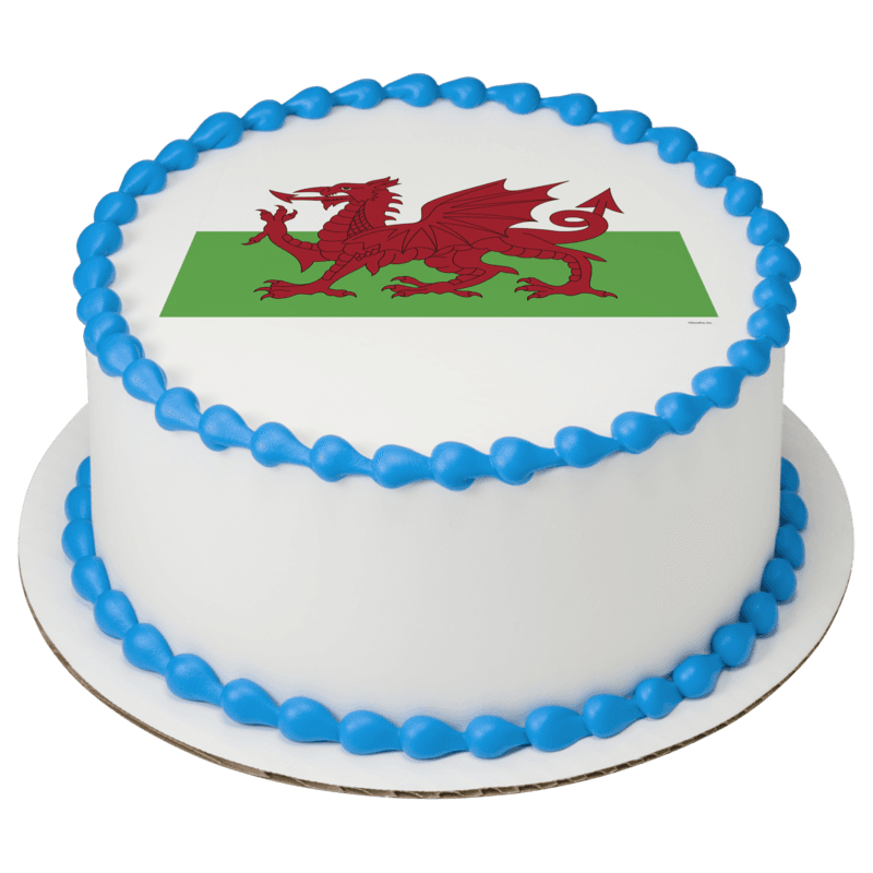 Wales Country Flag Cake