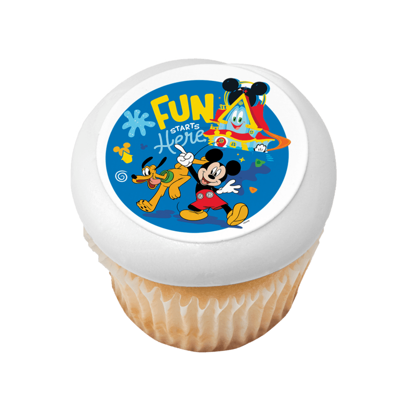 Disney Mickey Mouse Funhouse Fun Starts Here! Cupcake