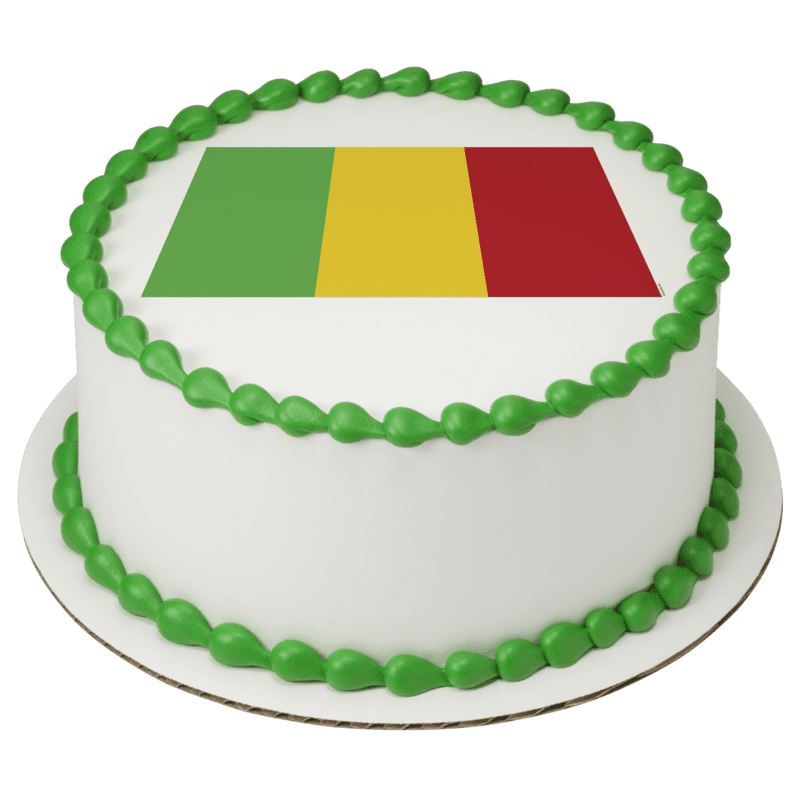 Mali Country Flag Cake