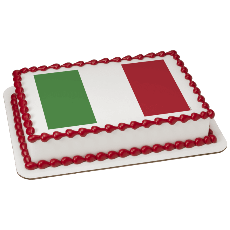 Italy Country Flag Cake