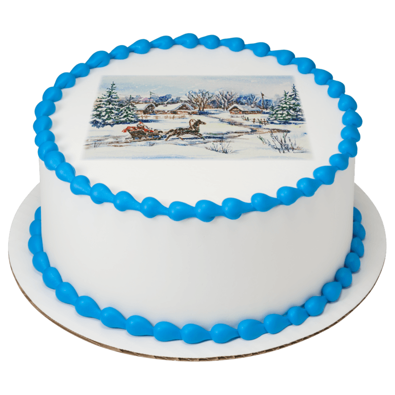 Sleigh Bells Ringing Cake