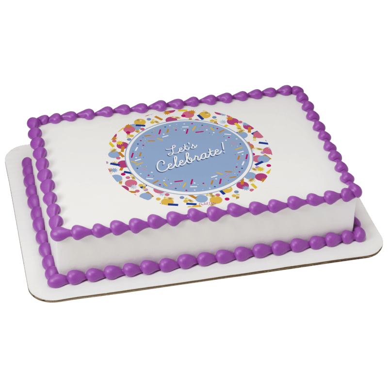 Packed Party Let's Celebrate Cake