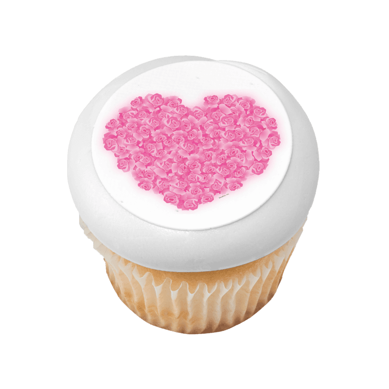 Romantic Roses Cupcake