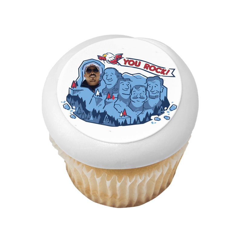 Mount Rushmore Cupcake