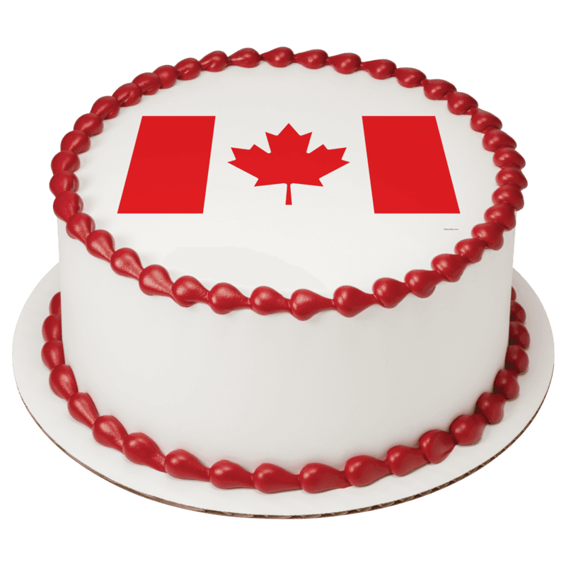 Canada Country Flag Cake