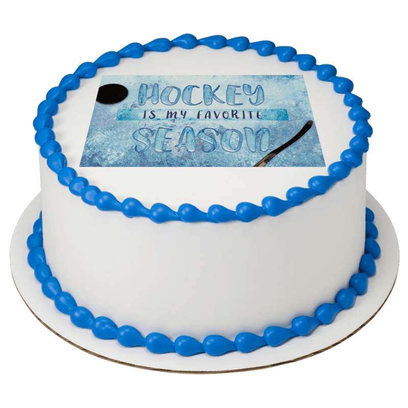 Hockey is My Favorite Season Cake