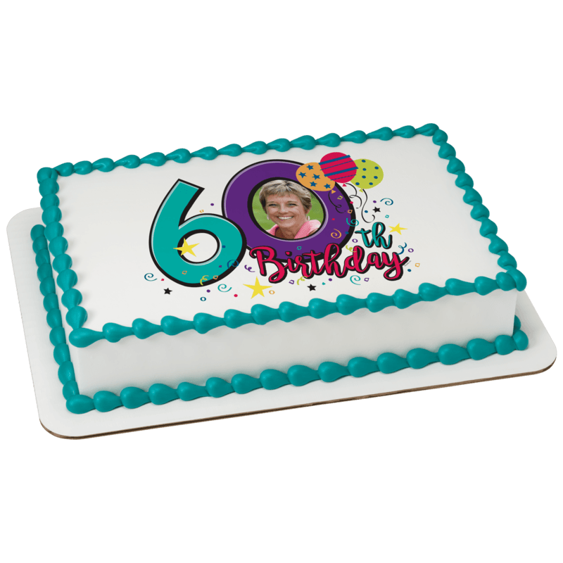 Happy 60th Birthday Cake