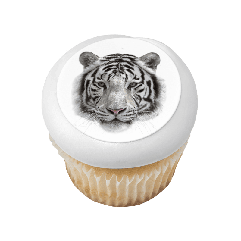 White Tiger Cupcake