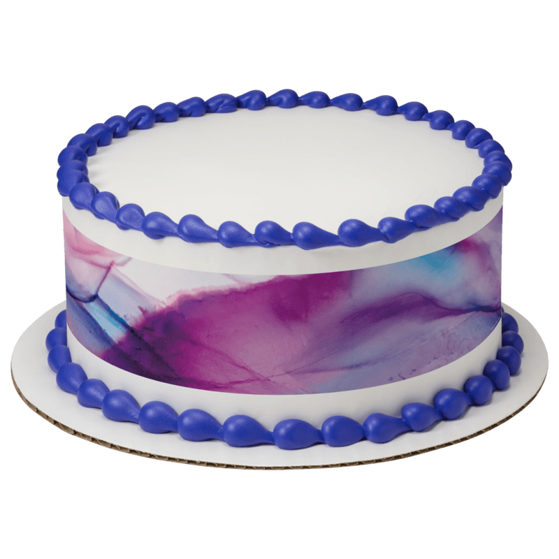 Abstract Watercolor Cake