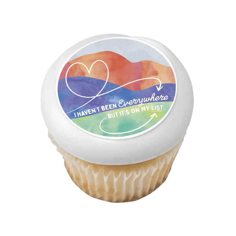 I Haven't Been Everywhere Cupcake
