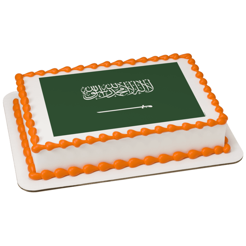 Saudi Arabia Country Flag Cake