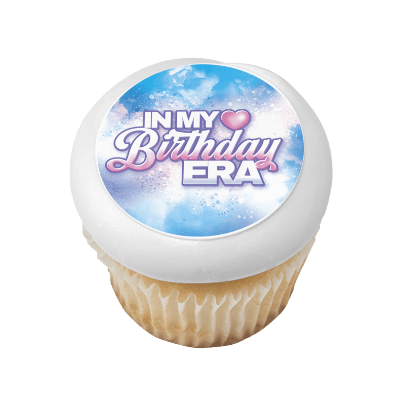 In My Birthday Era Cupcake