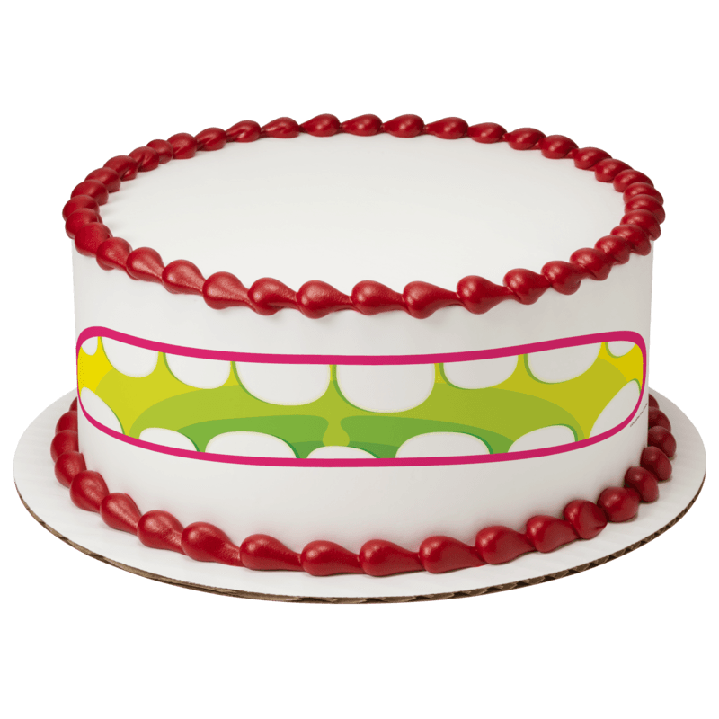 Monster Mouth Green Cake