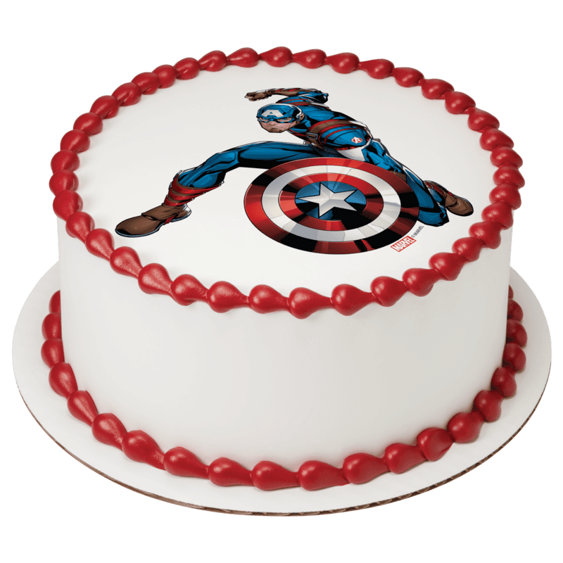 Marvel's Captain America Cake