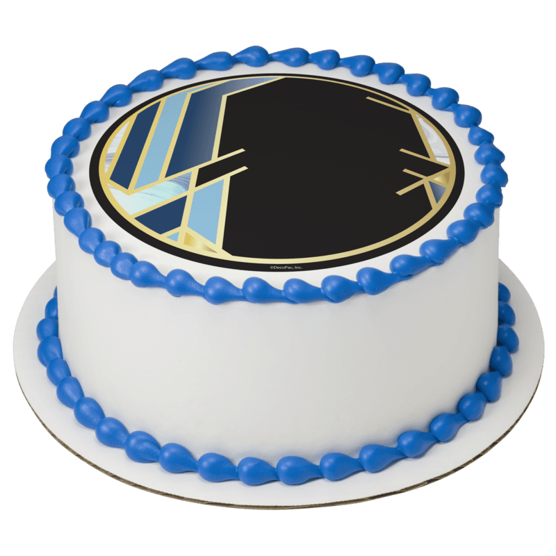 Midnight Elegance Round Cake