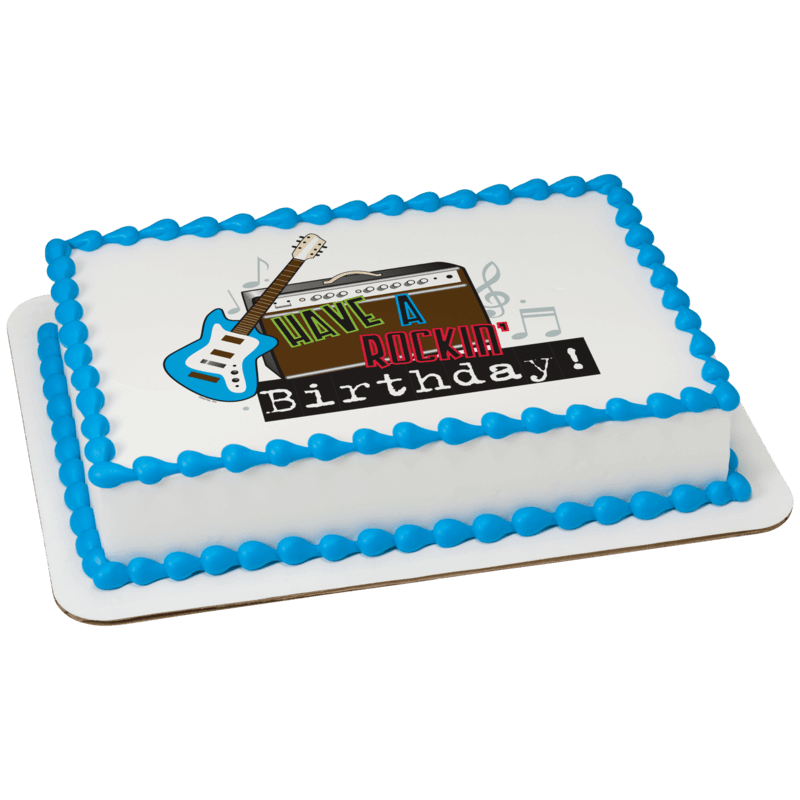 Rockin' Birthday Cake