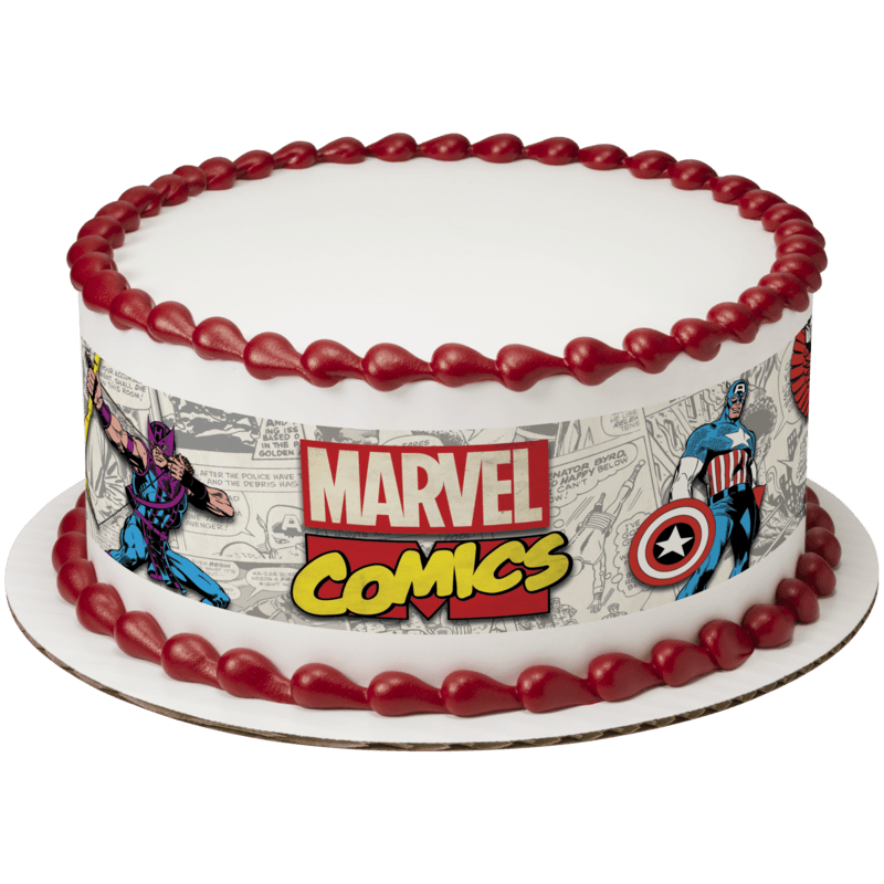 MARVEL Comics Comic Pages Cake