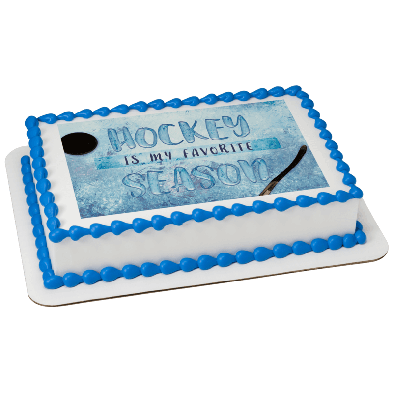 Hockey is My Favorite Season Cake