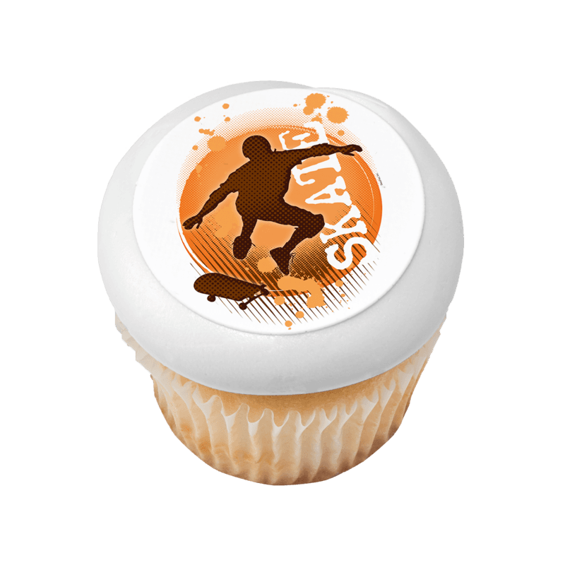 Skateboarder Cupcake