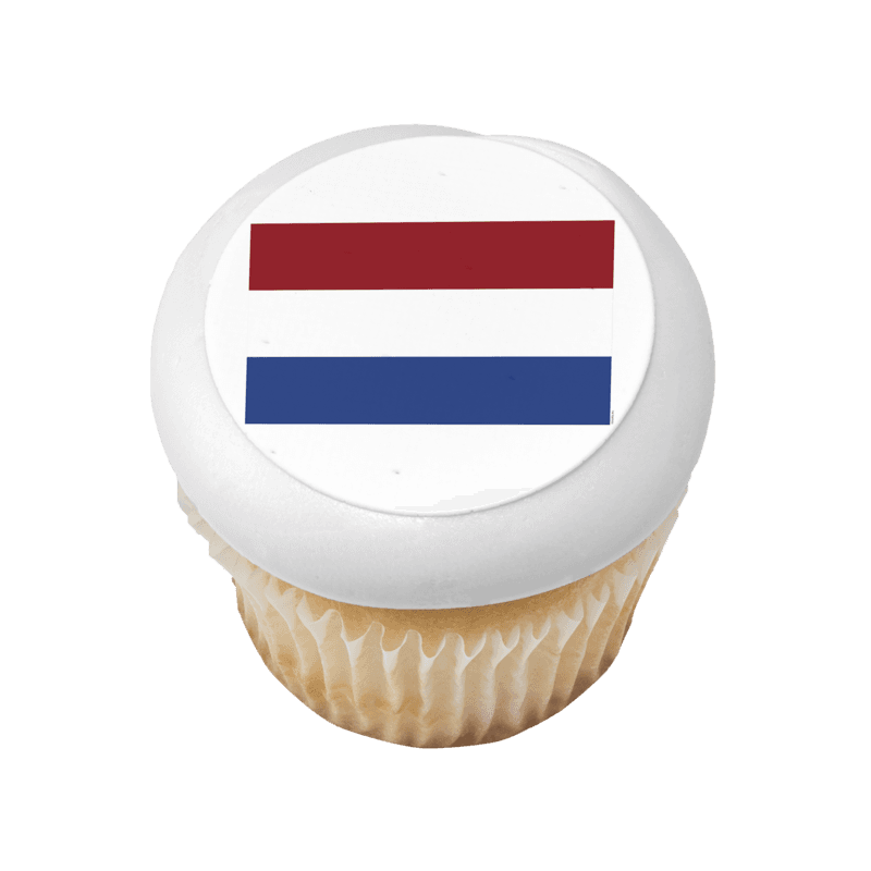 Netherlands Country Flag Cupcake