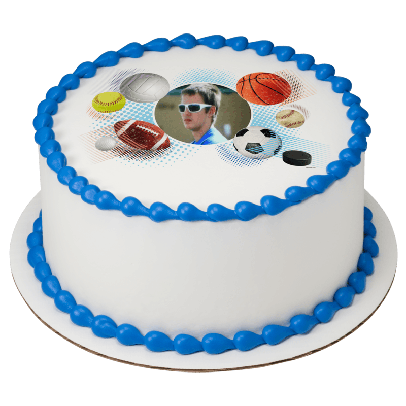 Sports Collage Cake